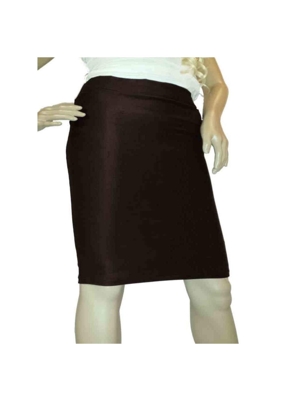 Save 15 percent on Brown Stretch Pencil Skirt Many Lengths Size 34 ... - 