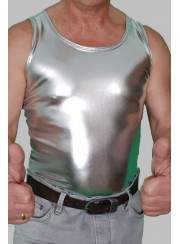 Herren Tank Top in Silber - 