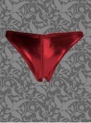 bargain Leather Optics Ouvert TANGA red Sizes 34 - 52 - Jetzt noch mehr sparen
