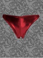 Leder-Optik Ouvert TANGA rot Größen 34 - 52 Rabatt 11% - 