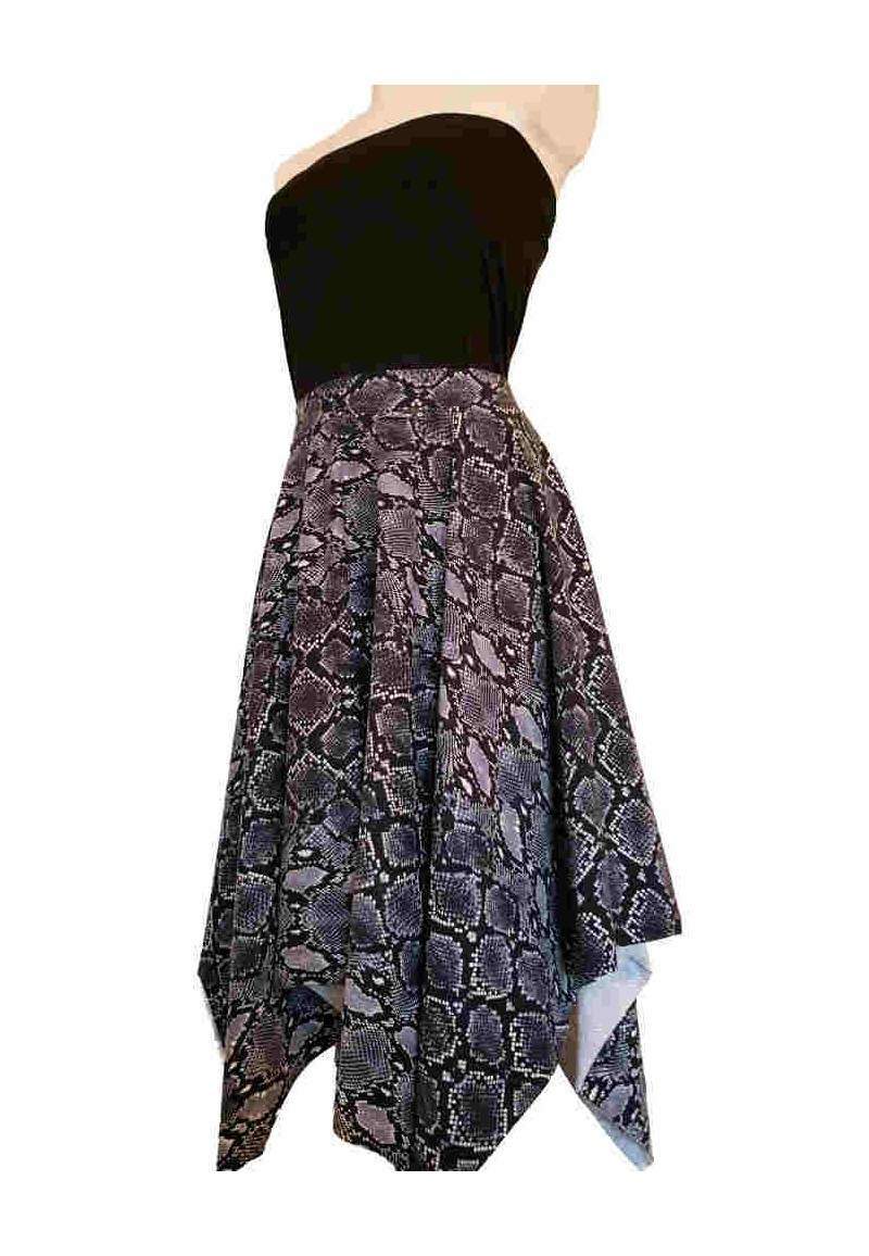 Zipfelrock Snake A-line circle skirt made in Germany -