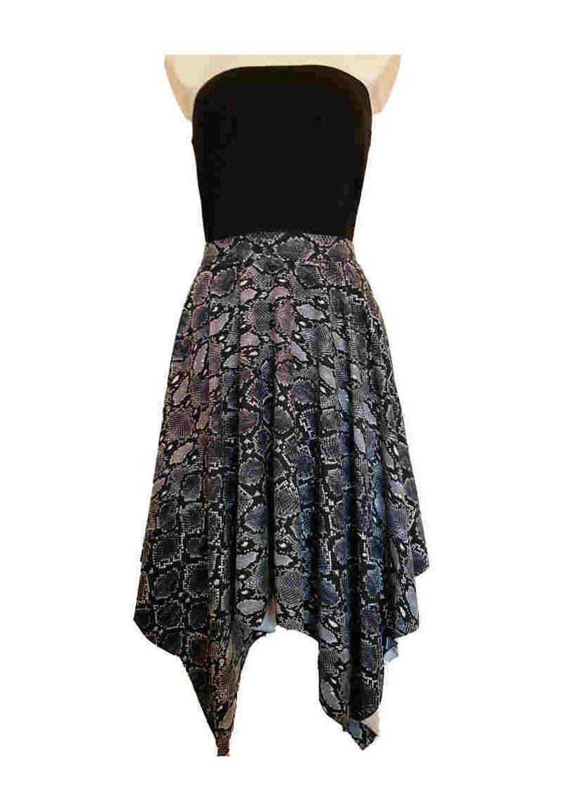 Zipfelrock Snake A-line circle skirt made in Germany -