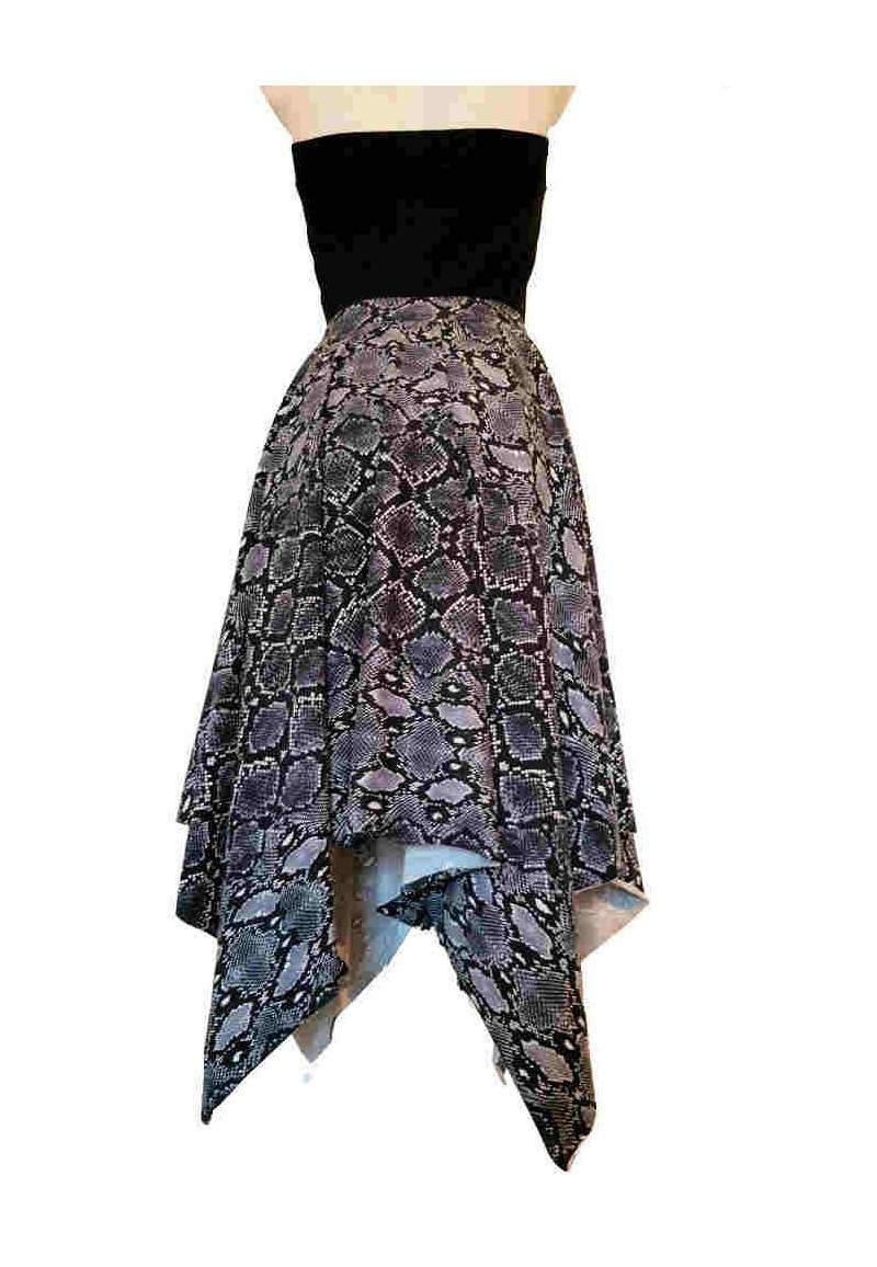 Zipfelrock Snake A-line circle skirt made in Germany -