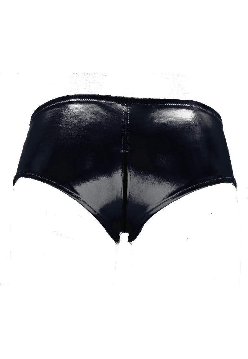 Ouvert hotpants black with zipper made in Germany -