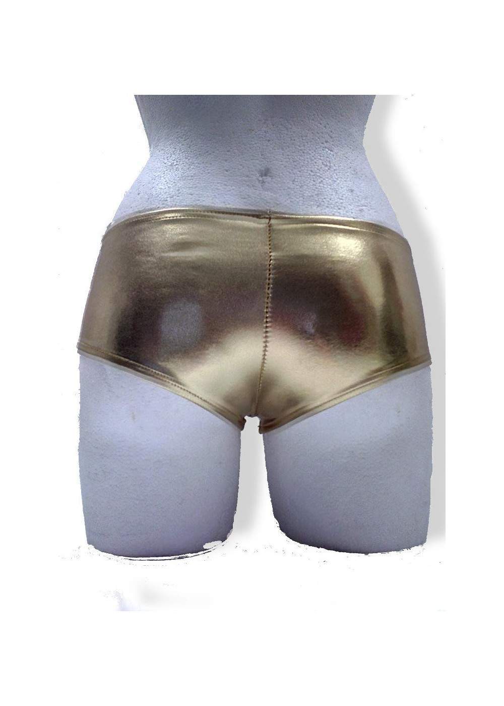 Leder-Optik Goldene Hotpants Größen 32 - 42 Rabatt 11% - 