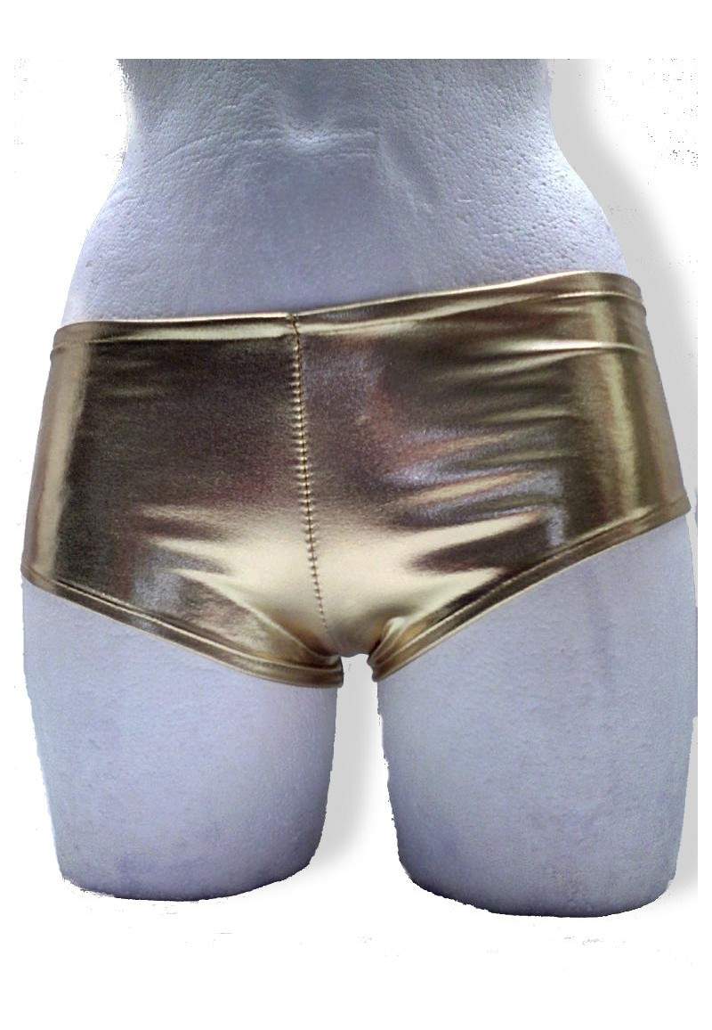 Golden hot pants produced in Germany -