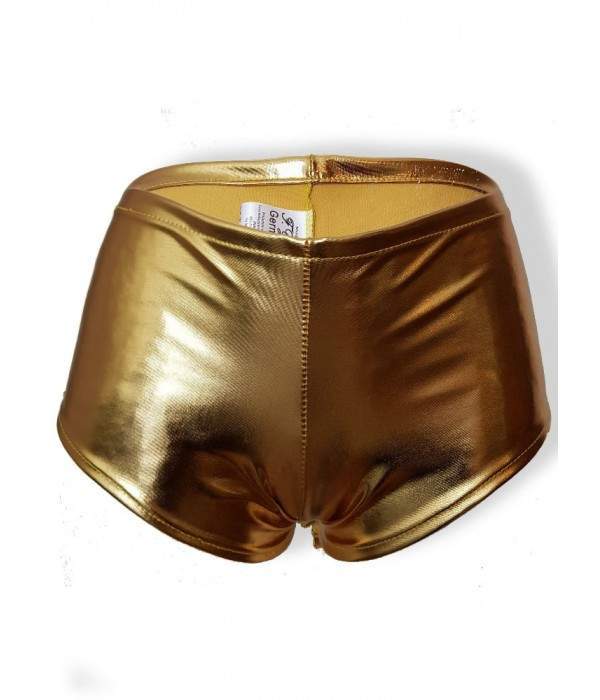 Golden hot pants produced in Germany -