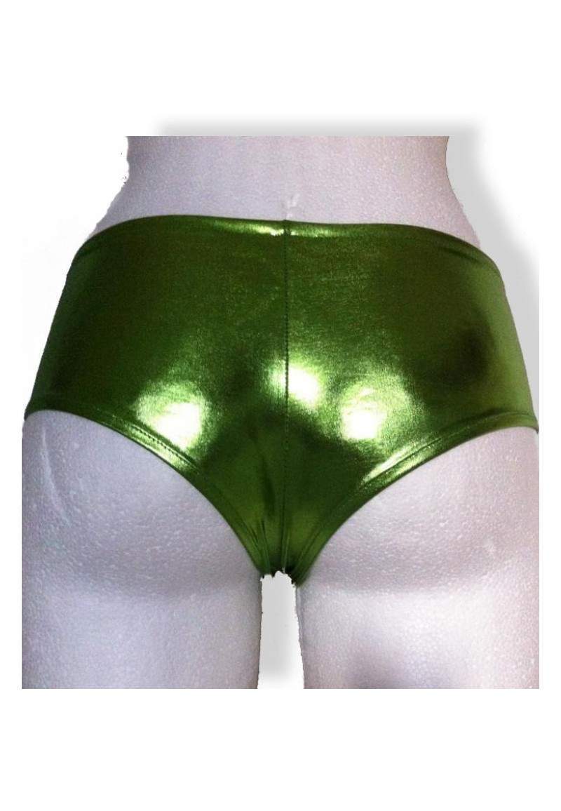 grüne Hotpants Metallic in Deutschland produziert - 